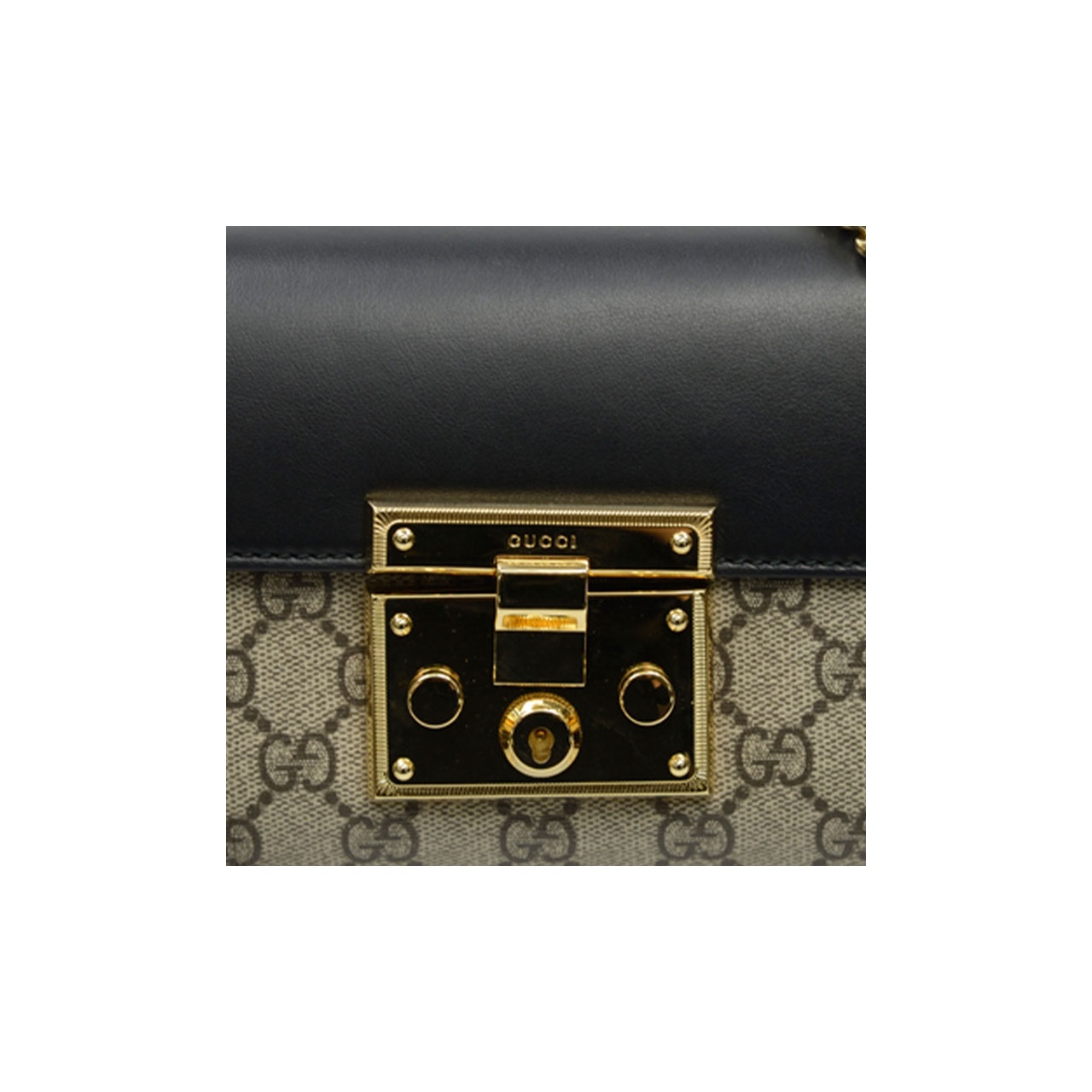 GUCCI padlock messenger bag