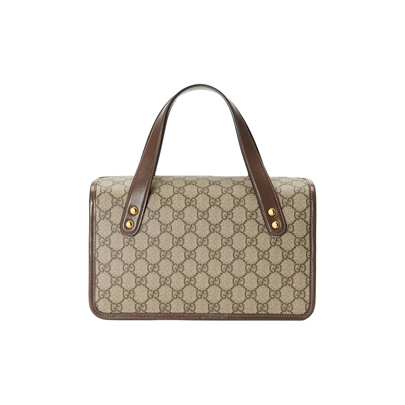 GUCCI Horsebit 1955 Small Top Handle Shoulder Bag, Women, Brown