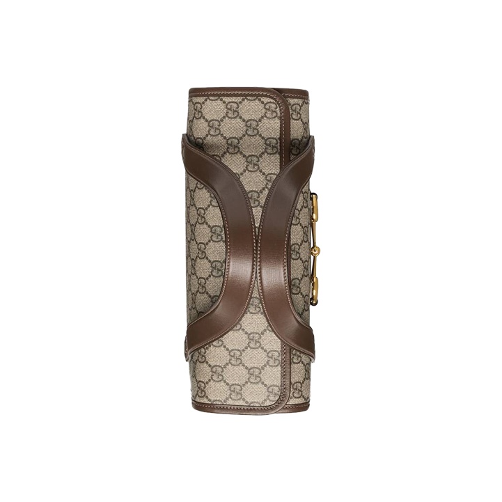 GUCCI Horsebit 1955 Small Top Handle Shoulder Bag, Women, Brown