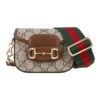 GUCCI Horse Buckle 1955 Letter Wallet Crossbody Bag Women's