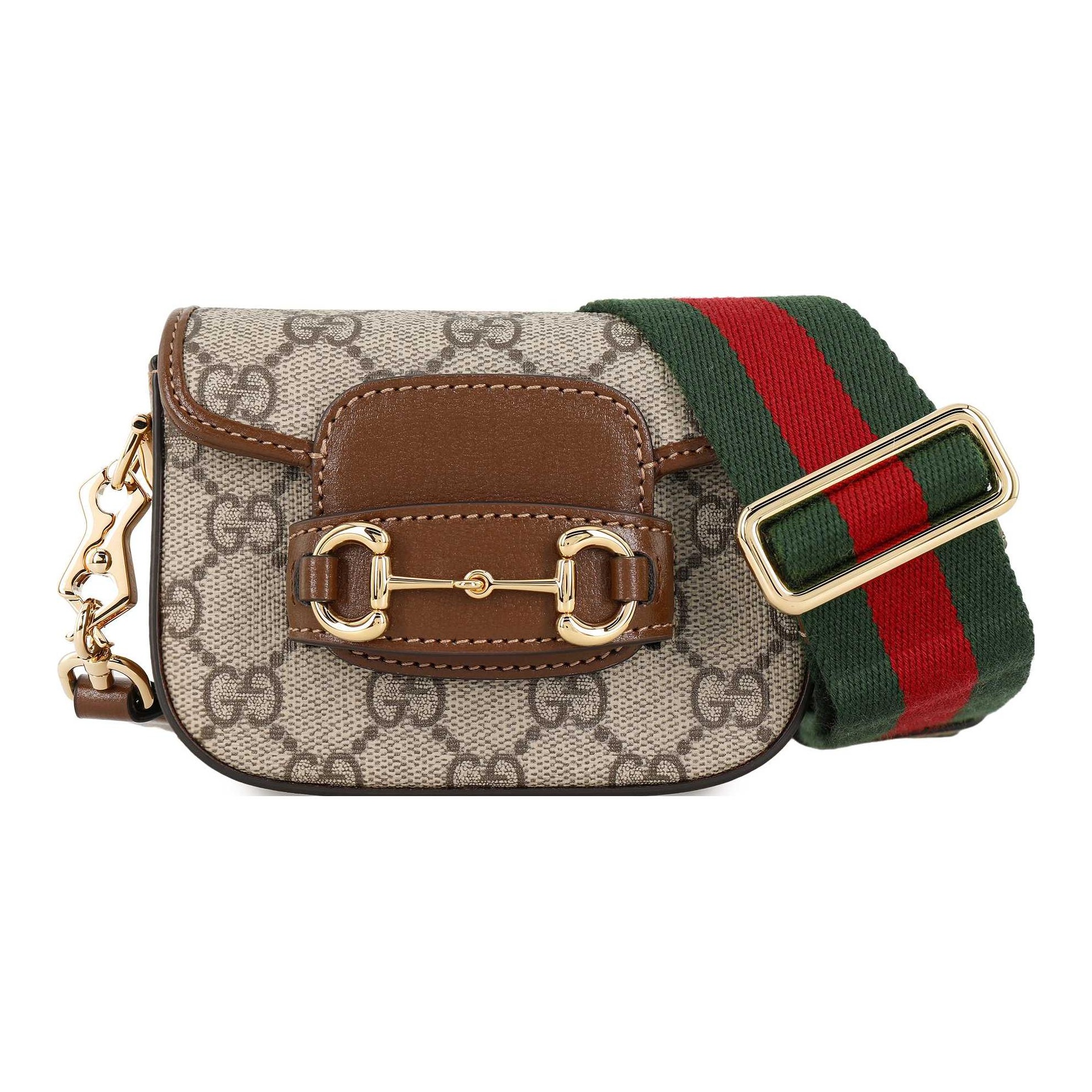 GUCCI Horse Buckle 1955 Letter Wallet Crossbody Bag Women’s
