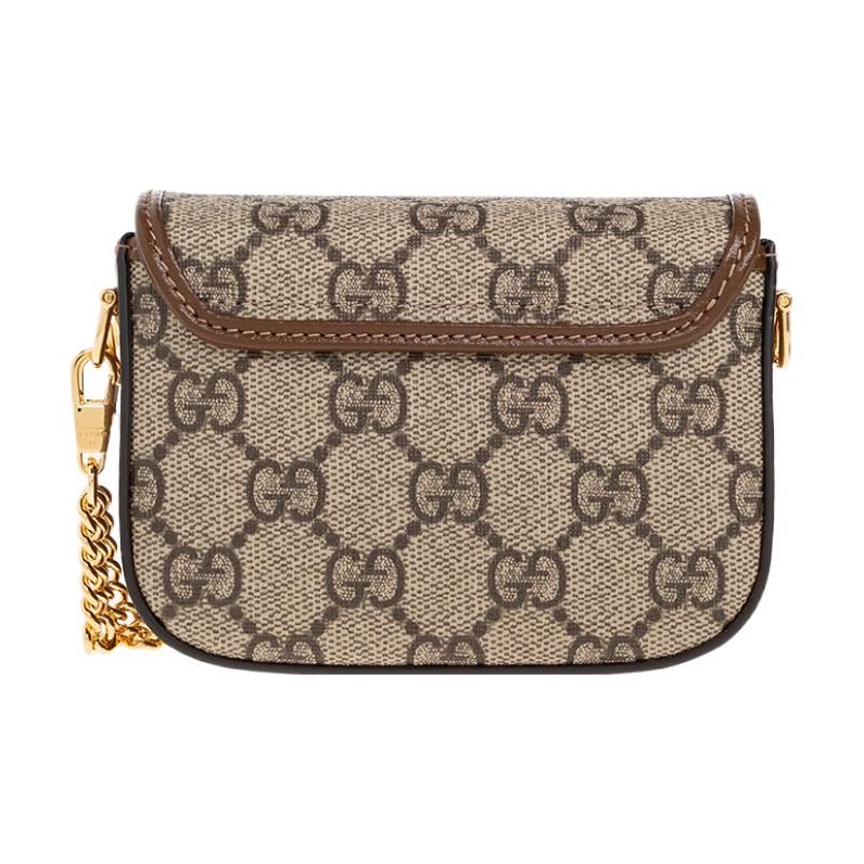 GUCCI Horse Buckle 1955 Letter Wallet Crossbody Bag Women's