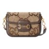 GUCCI Unisex Horsebit 1955 Jumbo GG Mini Crossbody Bag, Brown