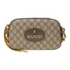 GUCCI Neo Vintage Monogram Messenger Bag, Shoulder Bag, Beige/Ebony