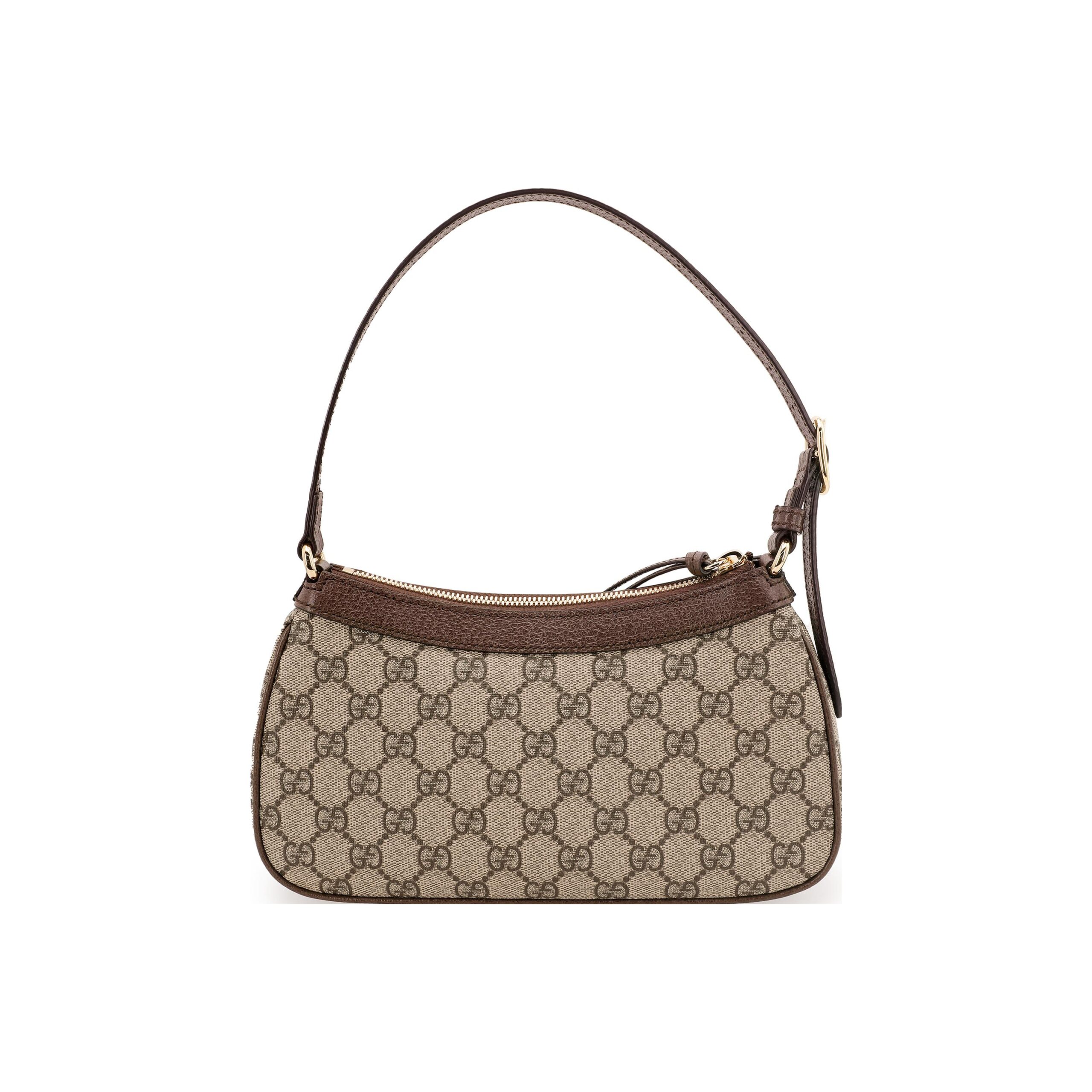 GUCCI Ophidia GG Monogram Small Handbag, Women, Brown
