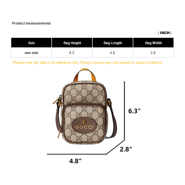 GUCCI Neo Vintage Monogram Mini Cowhide Shoulder Bag