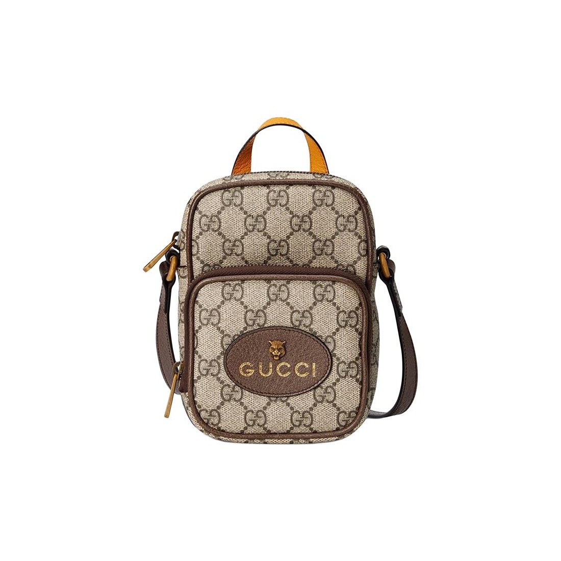 GUCCI Neo Vintage Monogram Mini Cowhide Shoulder Bag