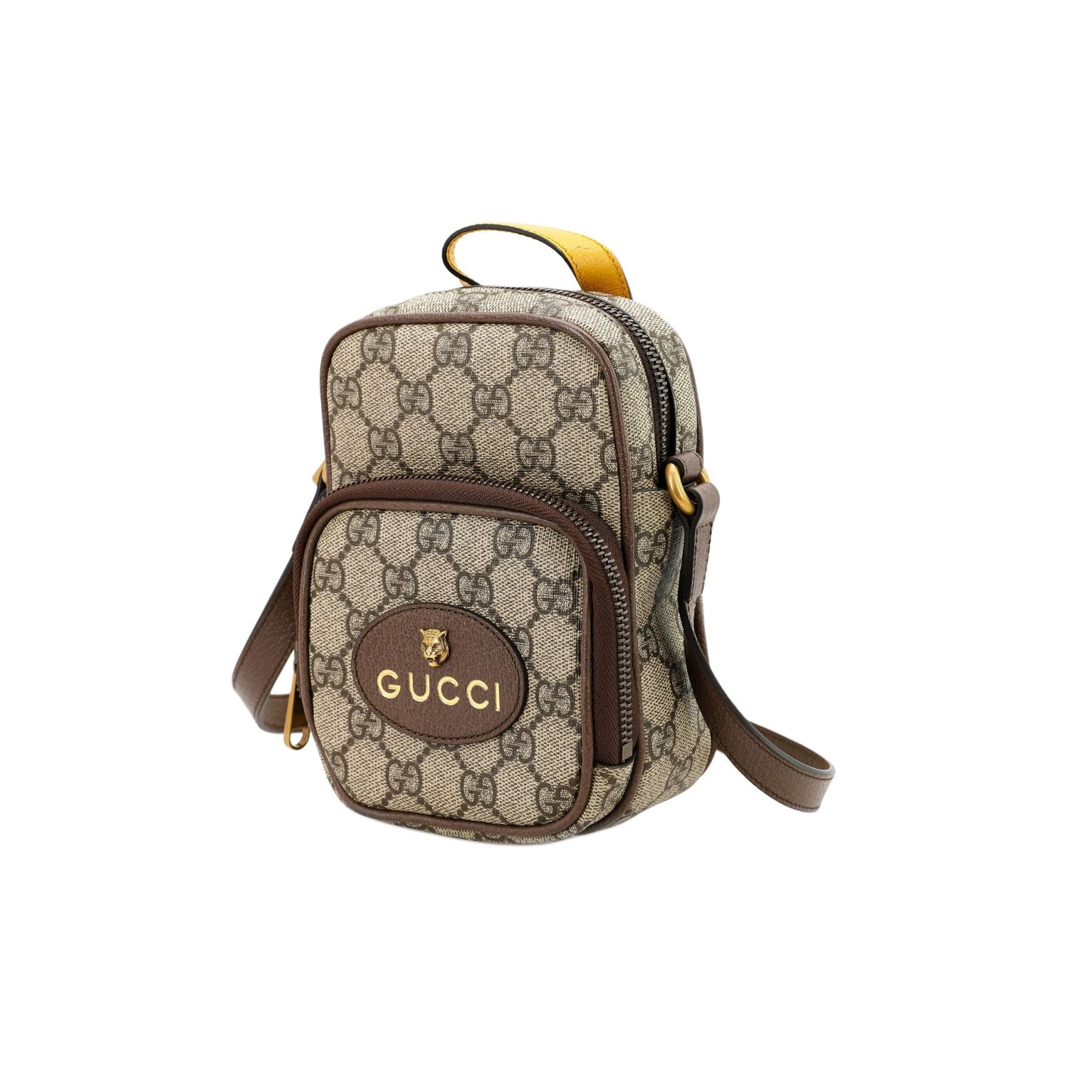 GUCCI Neo Vintage Monogram Mini Cowhide Shoulder Bag
